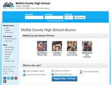 Tablet Screenshot of moffatcountyhighschool.org